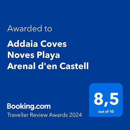 Apartamento Addaia Coves Noves Playa Arenal D'En Castell Es Mercadal Exterior foto